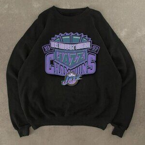 Utah Jazz 1974 Vintage NBA Basketball Crewneck Sweatshirt